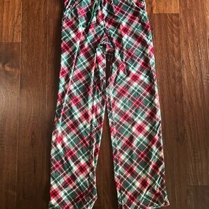 Dolls Kill - Red & Green Plaid Christmas Pajama Bottoms (NWT)